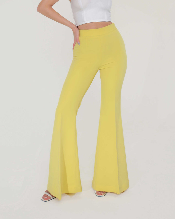 Yellow Bell Bottom Pant