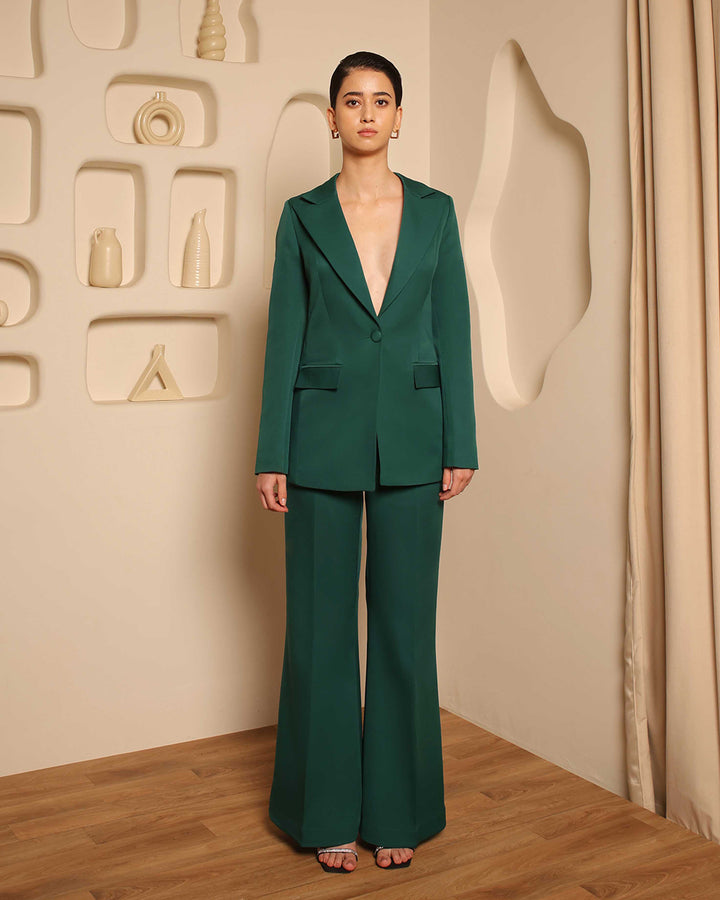 Green Formal 2-piece Suit