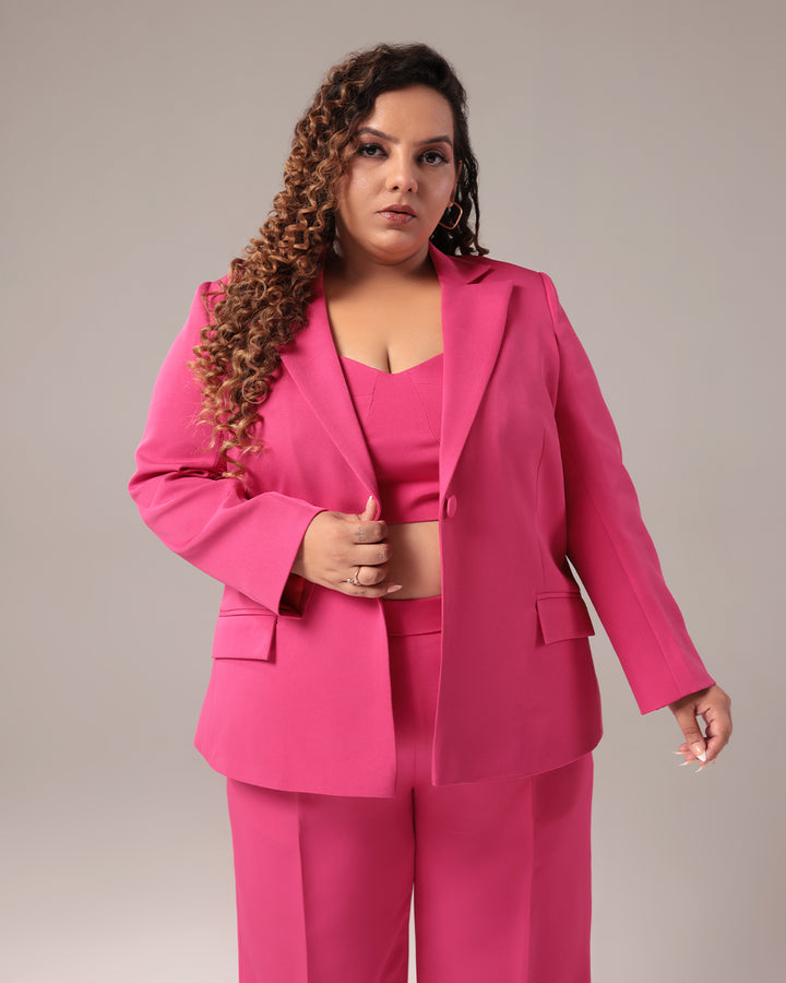 Hot Pink Formal 2- Piece Suit