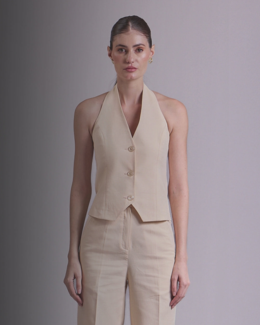 Beige Waistcoat