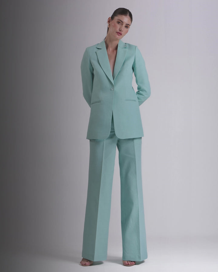 Teal Blue Blazer
