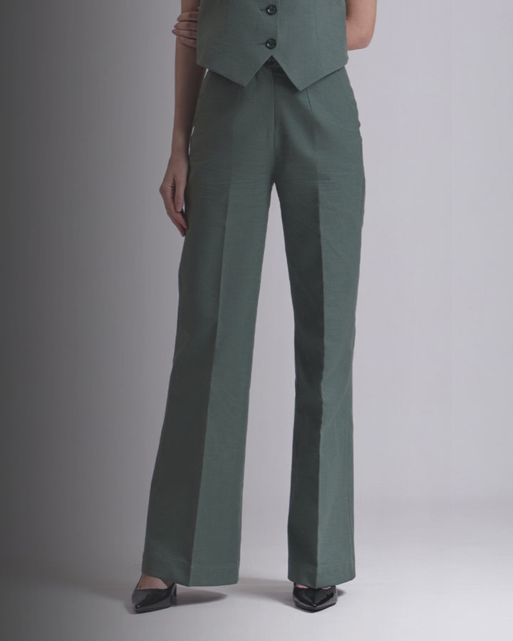 Green pant