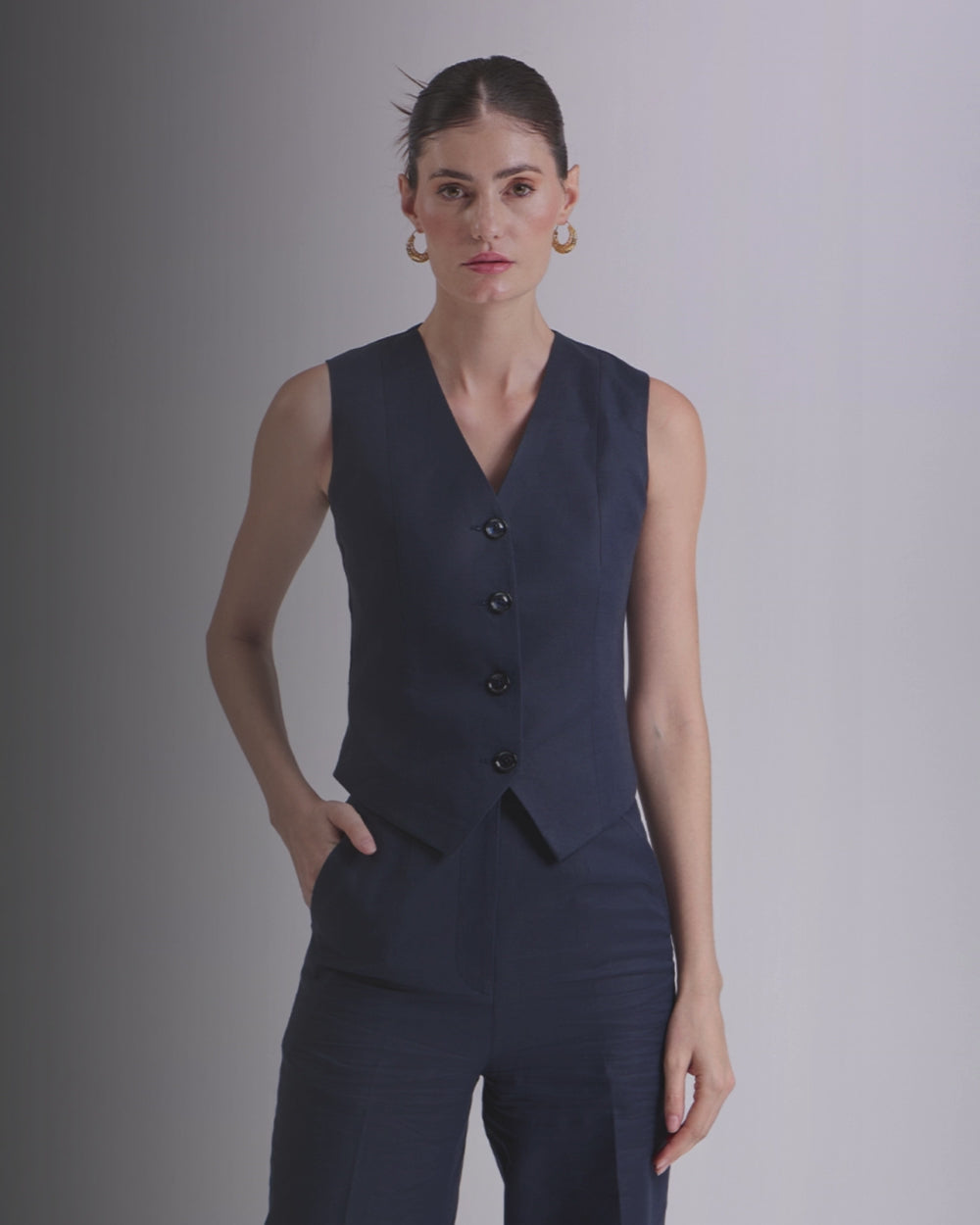 navy blue waistcoat