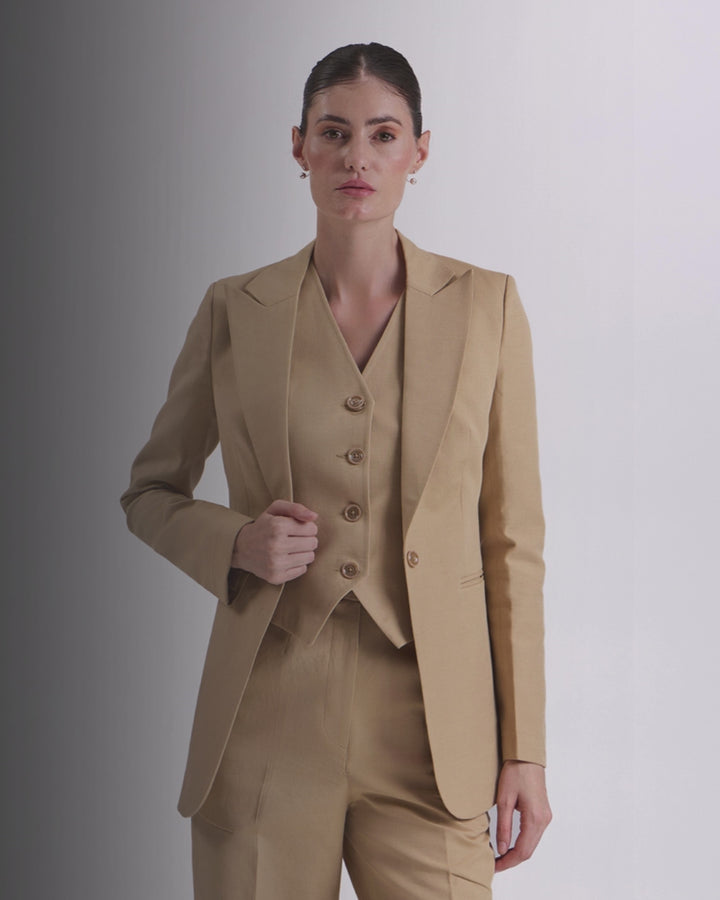 Tan Brown Blazer