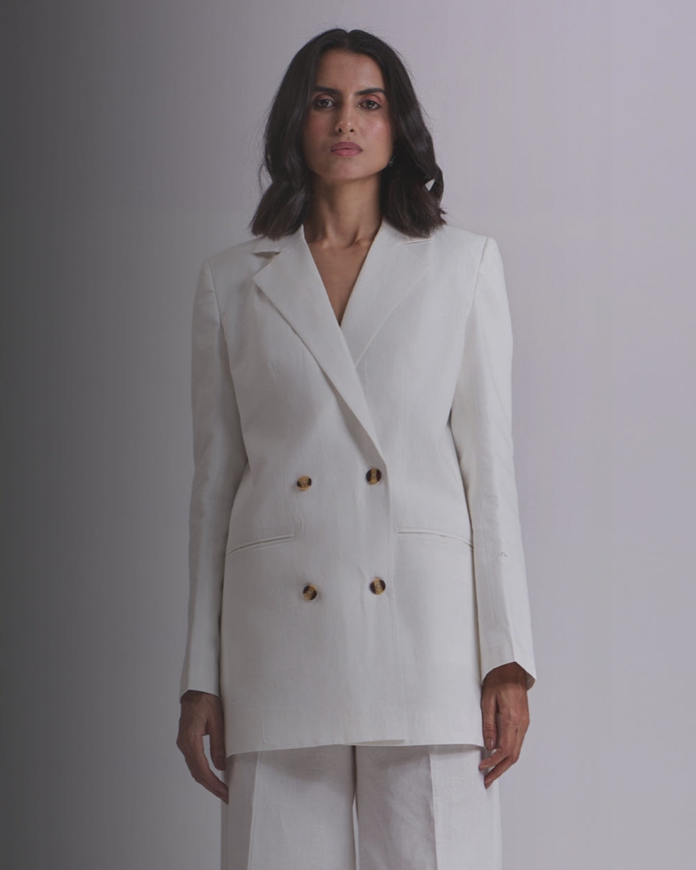 Off White Oversized Blazer
