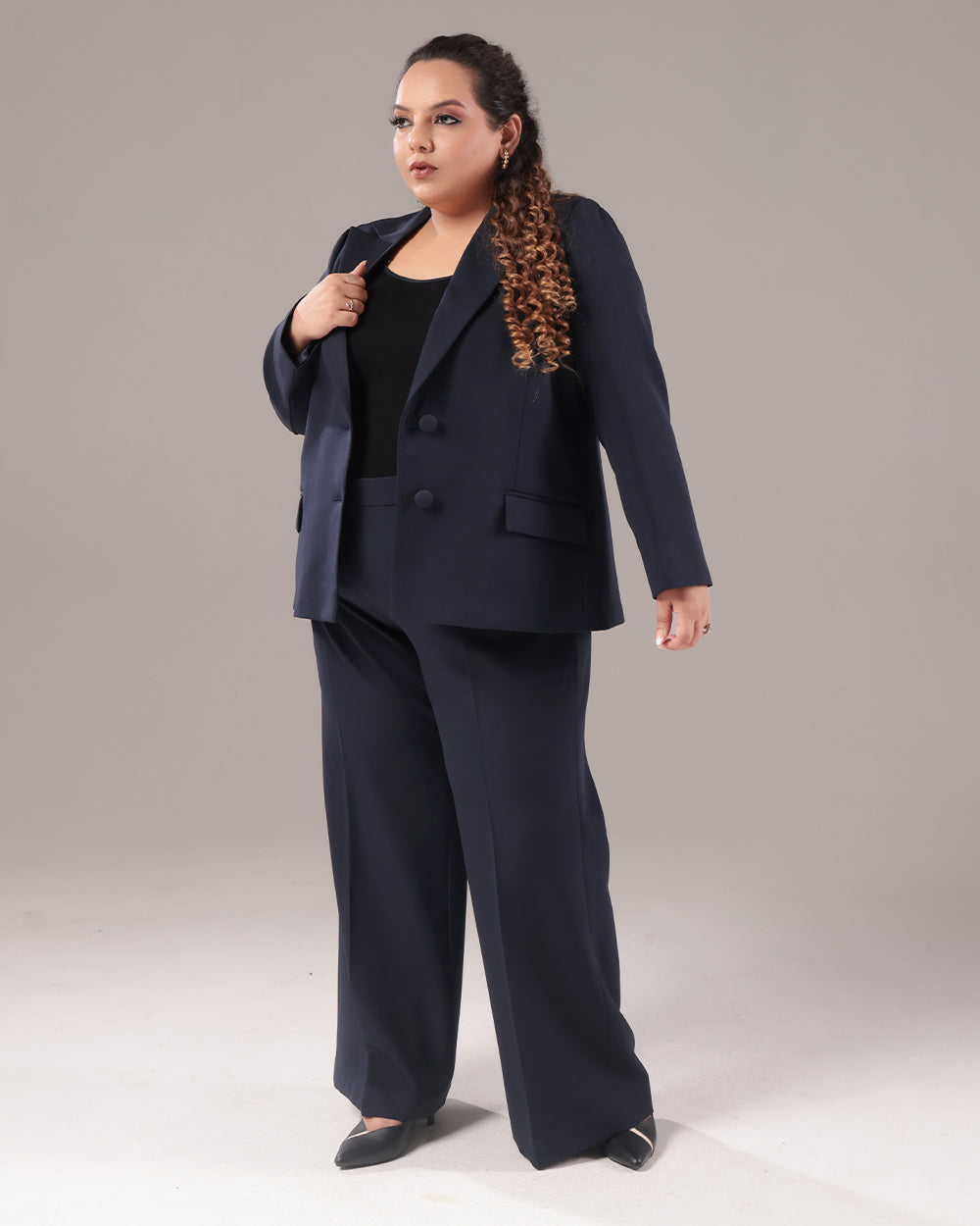 Navy Blue Formal 2-Piece Suit