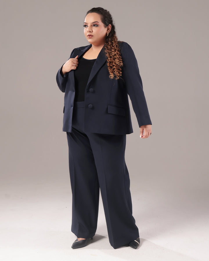 Navy Blue Formal 2-Piece Suit