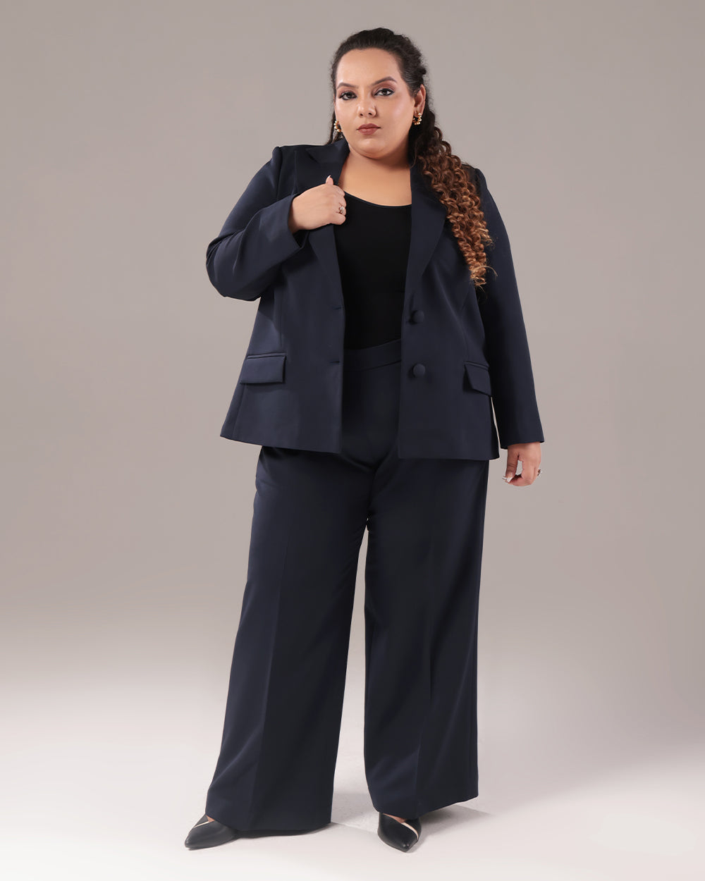 Navy Blue Formal 2-Piece Suit