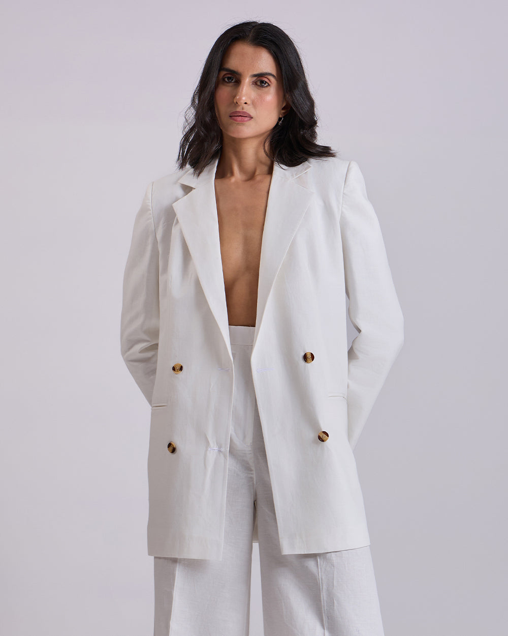 Off White Oversized Blazer