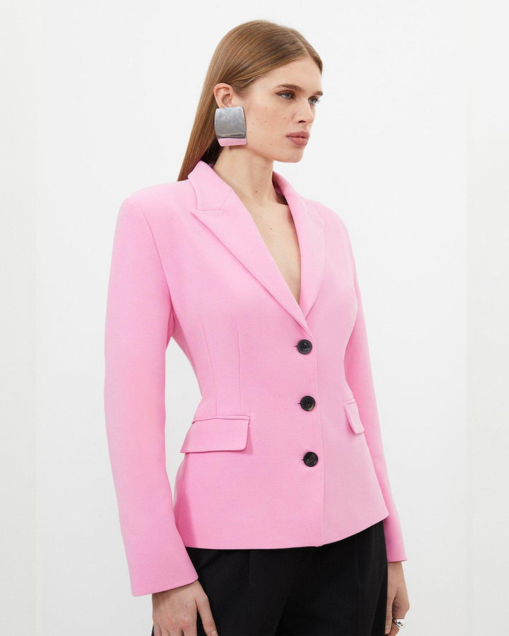 Tailored Pink Slim Fit Blazer